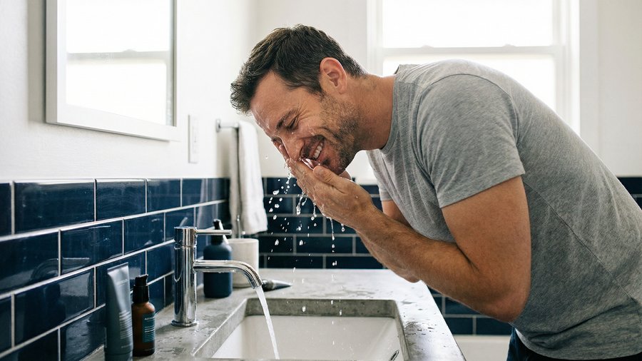 Gesicht richtig waschen